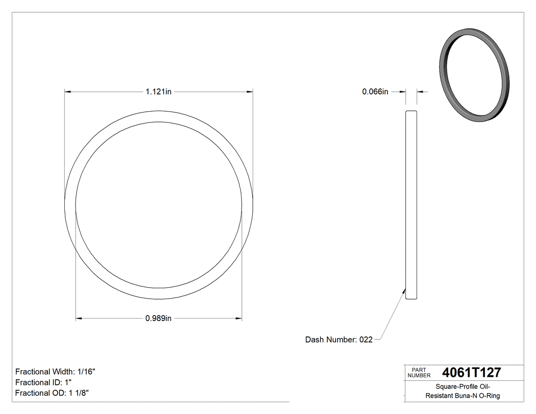 Technical drawing - 4061T127